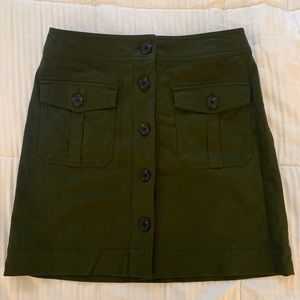 Ann Taylor Factory Button Down Skirt
